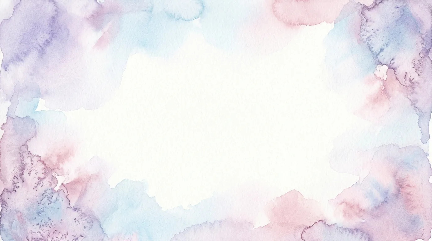 Watercolor Wash printable calendar template